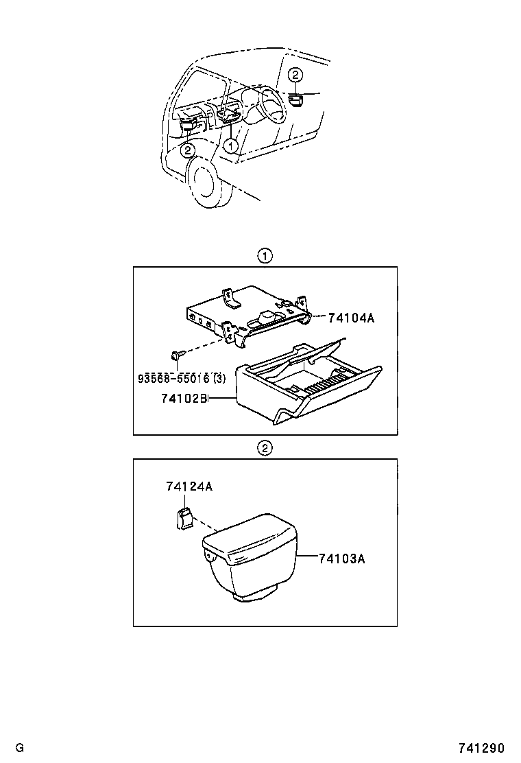  DYNA TOYOACE HV |  ASH RECEPTACLE
