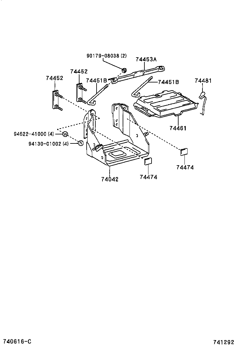  DYNA TOYOACE HV |  BATTERY CARRIER