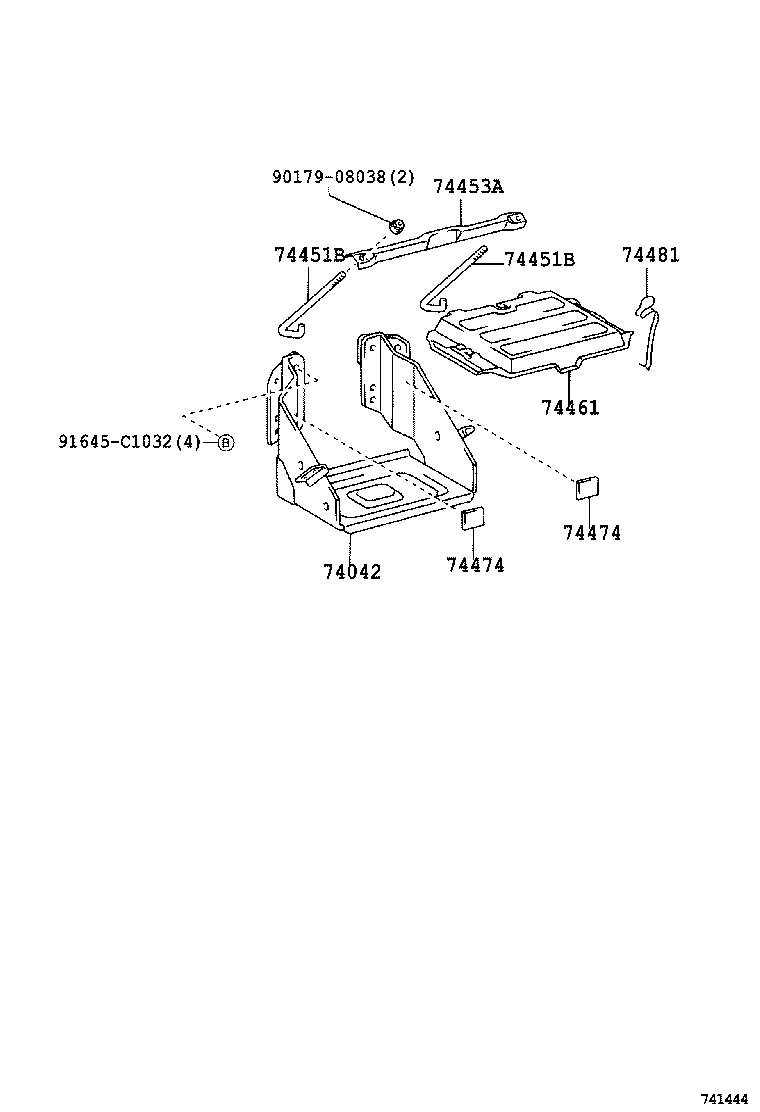  DYNA TOYOACE |  BATTERY CARRIER