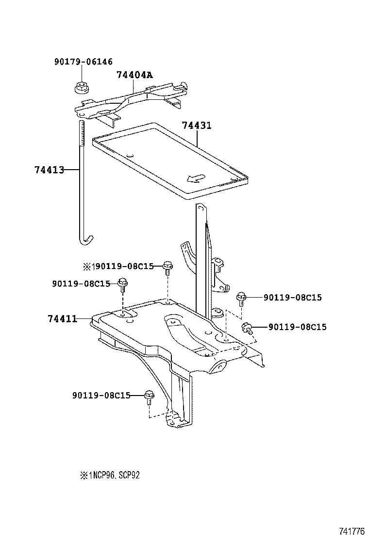  BELTA |  BATTERY CARRIER