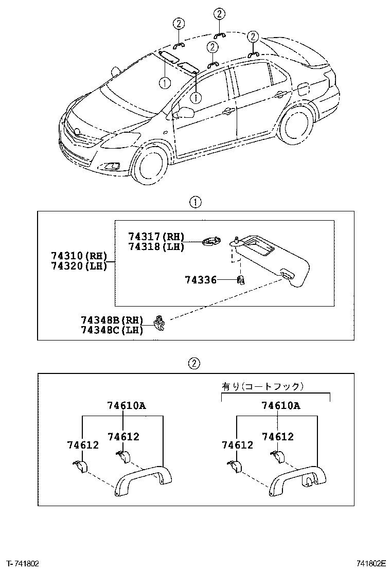  BELTA |  ARMREST VISOR