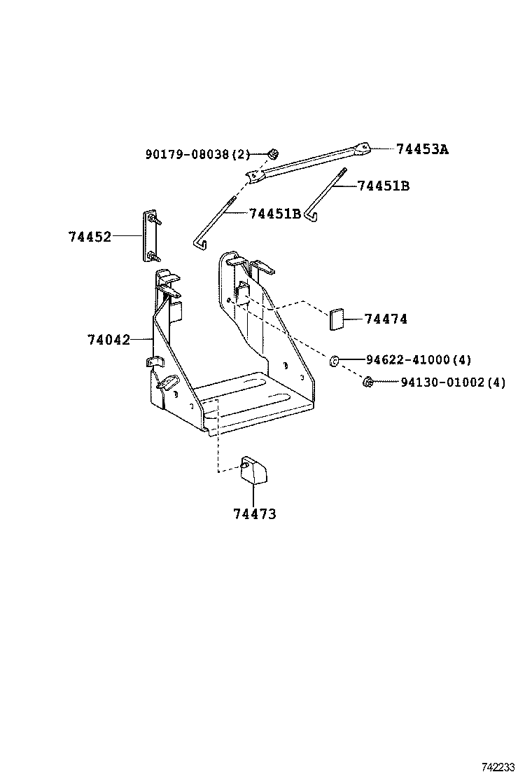  DYNA TOYOACE |  BATTERY CARRIER