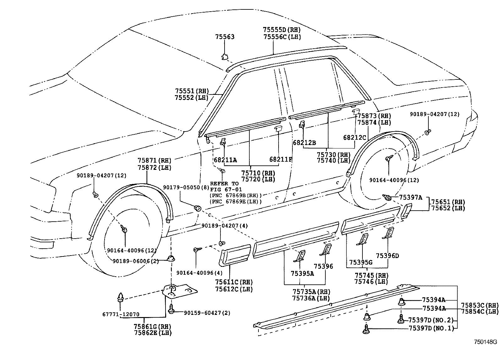  CENTURY |  SIDE MOULDING