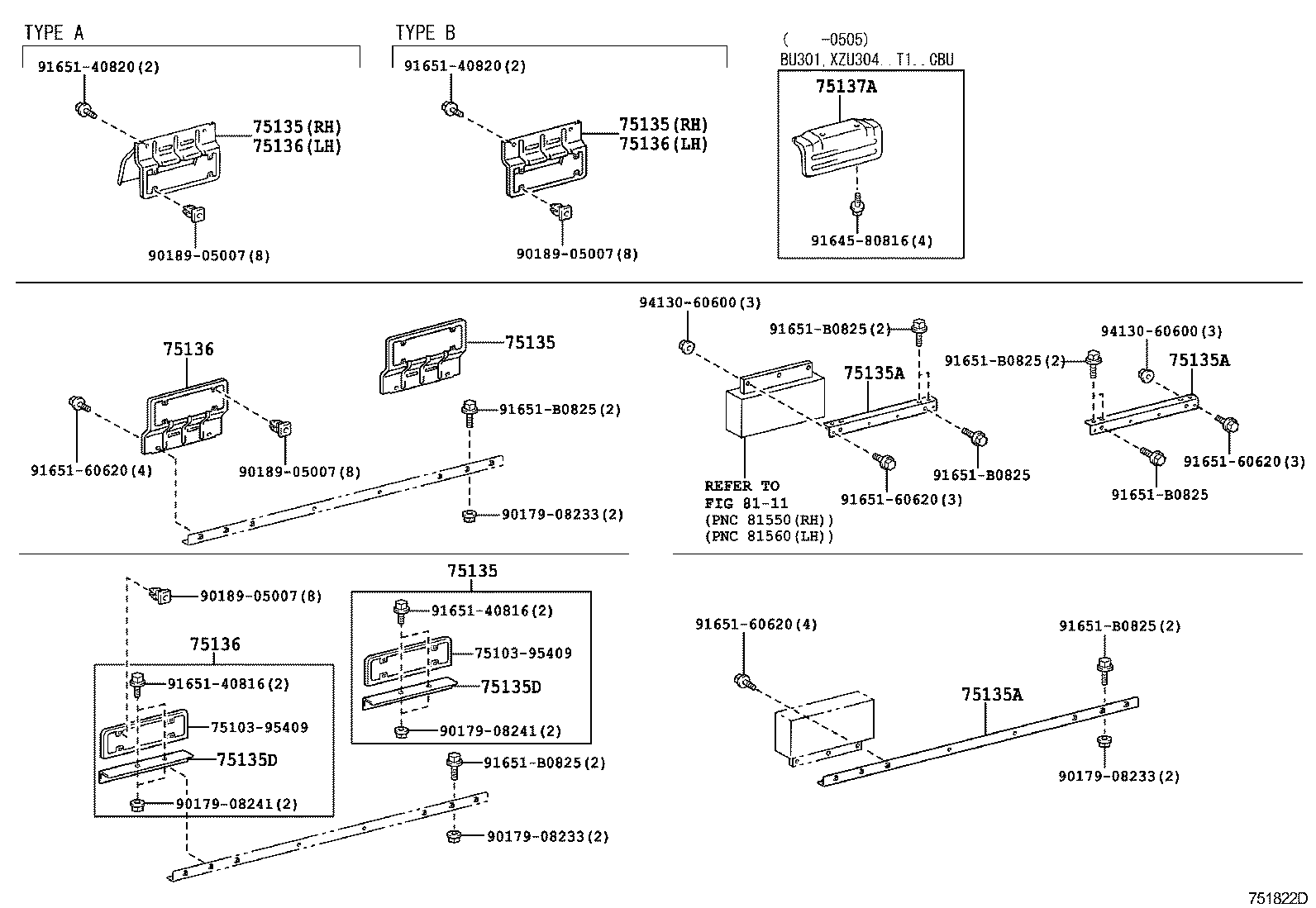  DYNA TOYOACE |  TOOL BOX LICENSE PLATE BRACKET