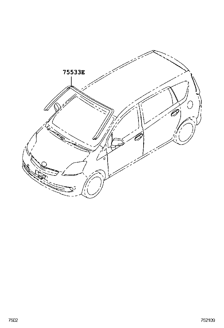  PASSO SETTE |  FRONT MOULDING