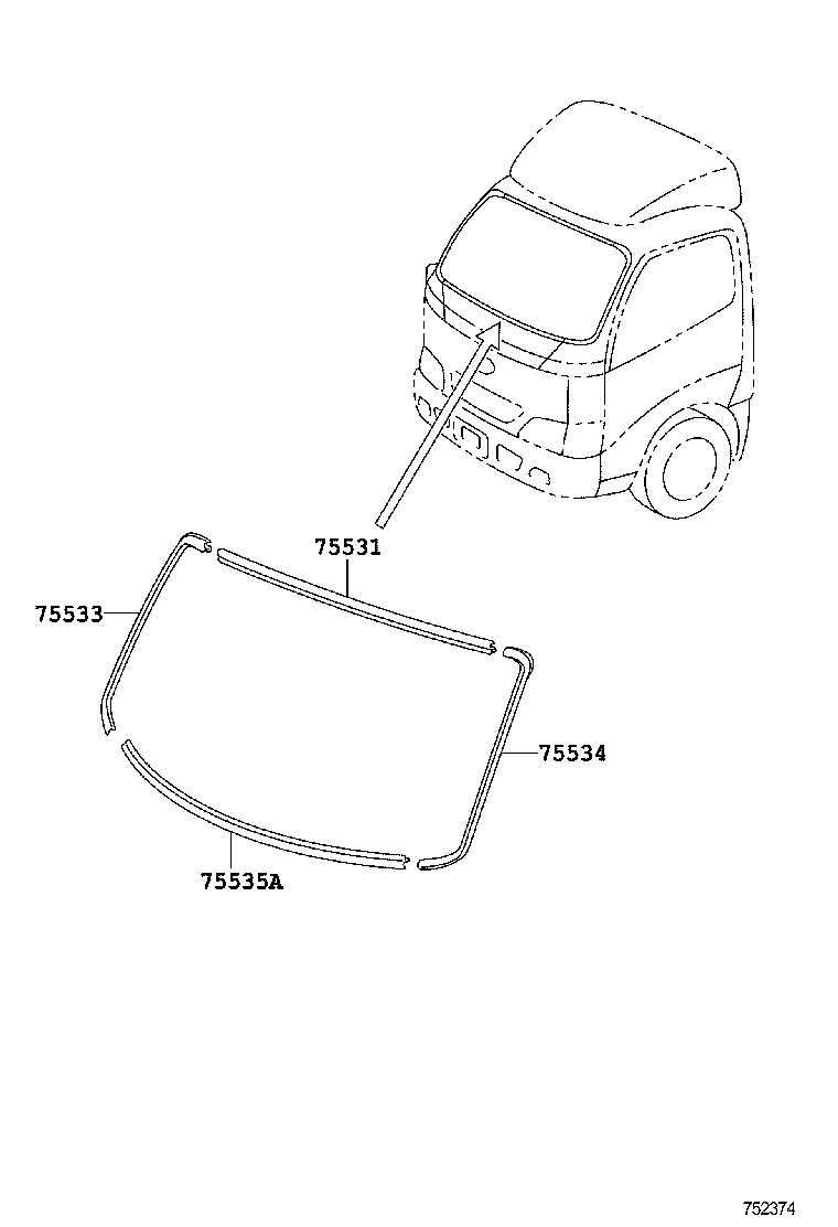  DYNA TOYOACE |  MOULDING