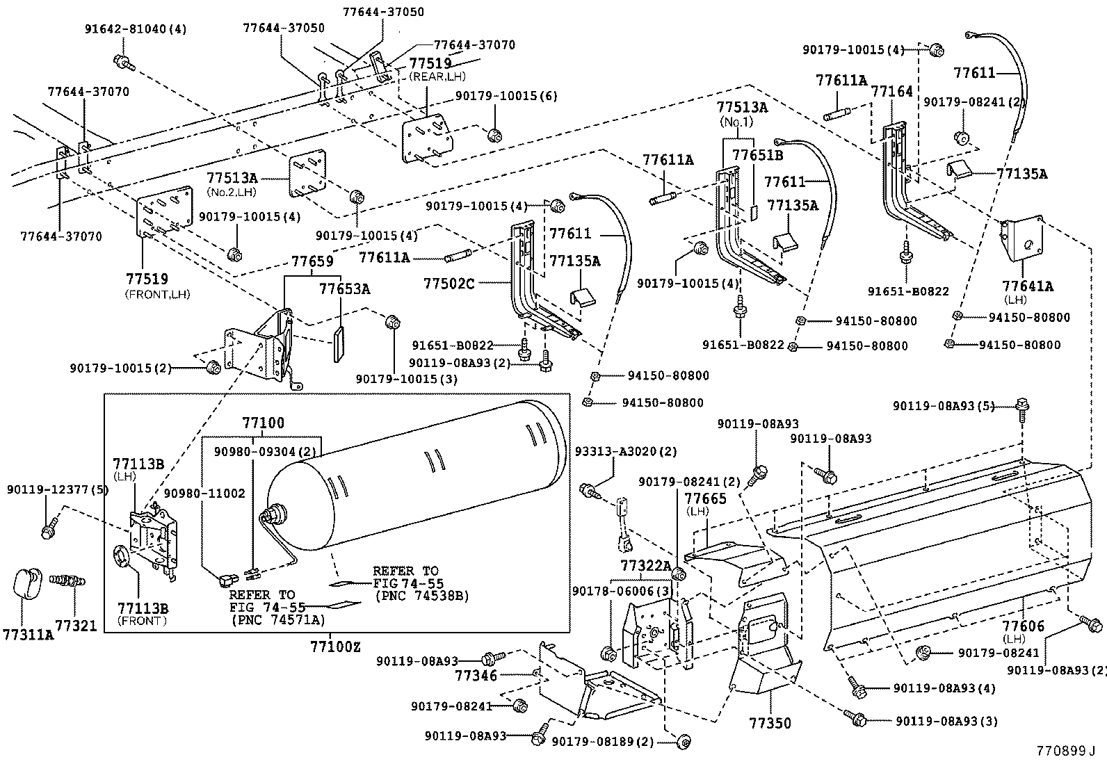  DYNA TOYOACE |  FUEL TANK TUBE