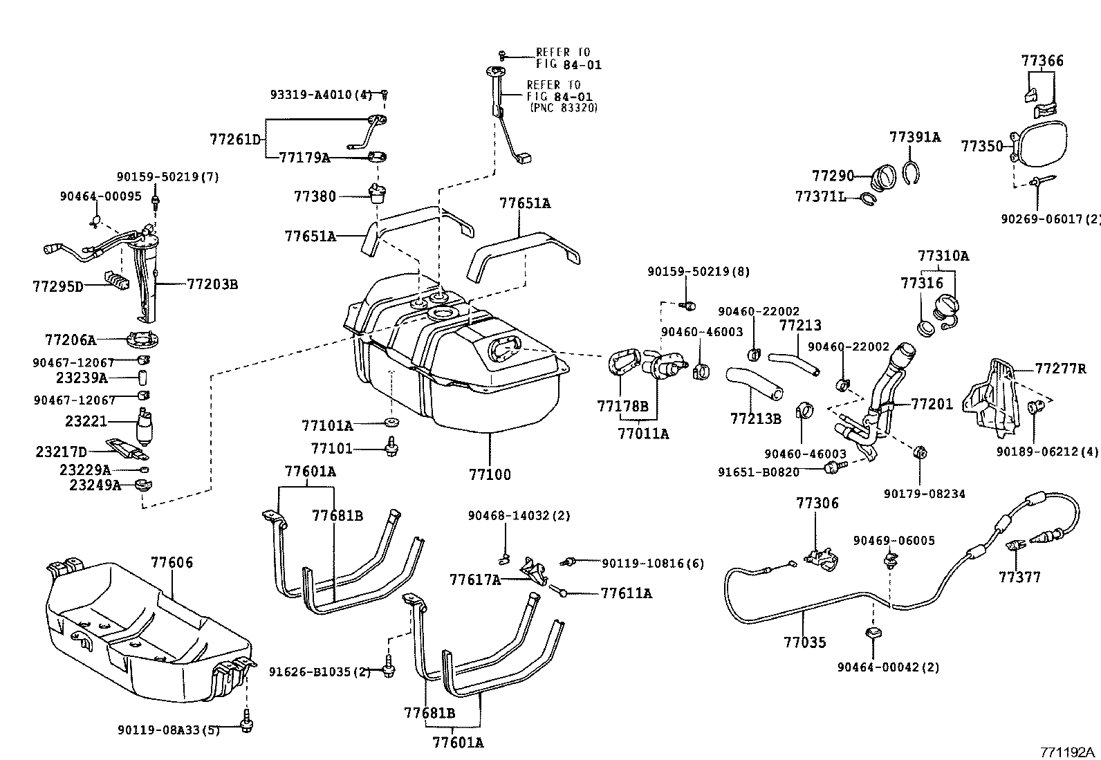  LAND CRUISER PRADO |  FUEL TANK TUBE