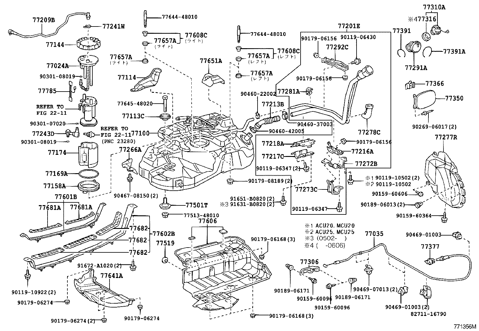  KLUGER L V |  FUEL TANK TUBE