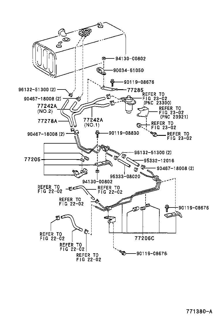  DYNA TOYOACE HV |  FUEL TANK TUBE