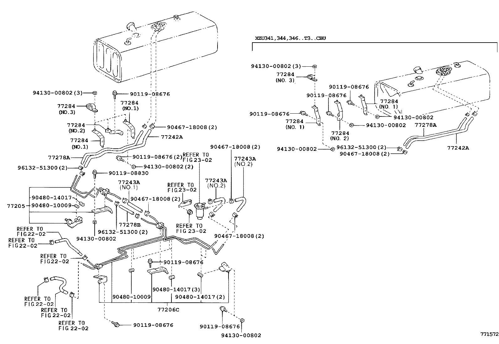  DYNA TOYOACE |  FUEL TANK TUBE