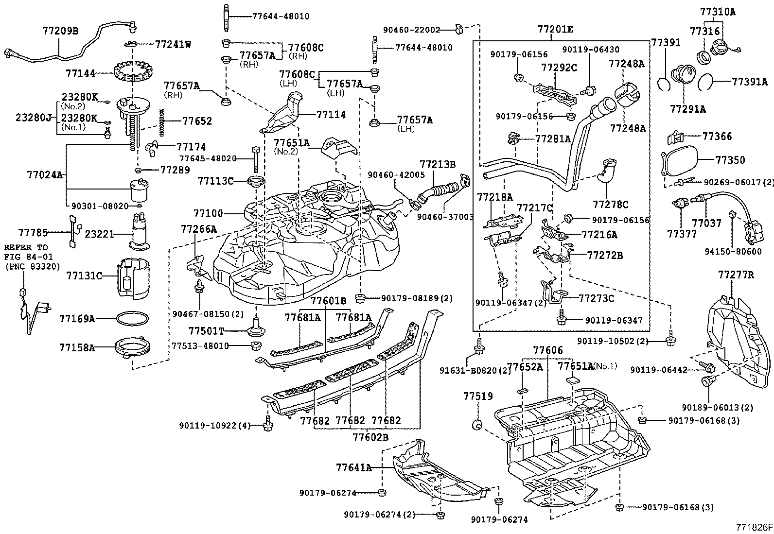  HARRIER |  FUEL TANK TUBE