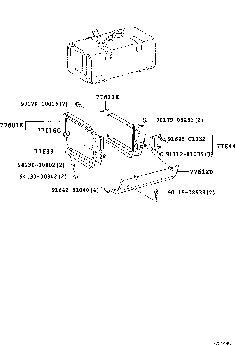  DYNA TOYOACE |  FUEL TANK TUBE