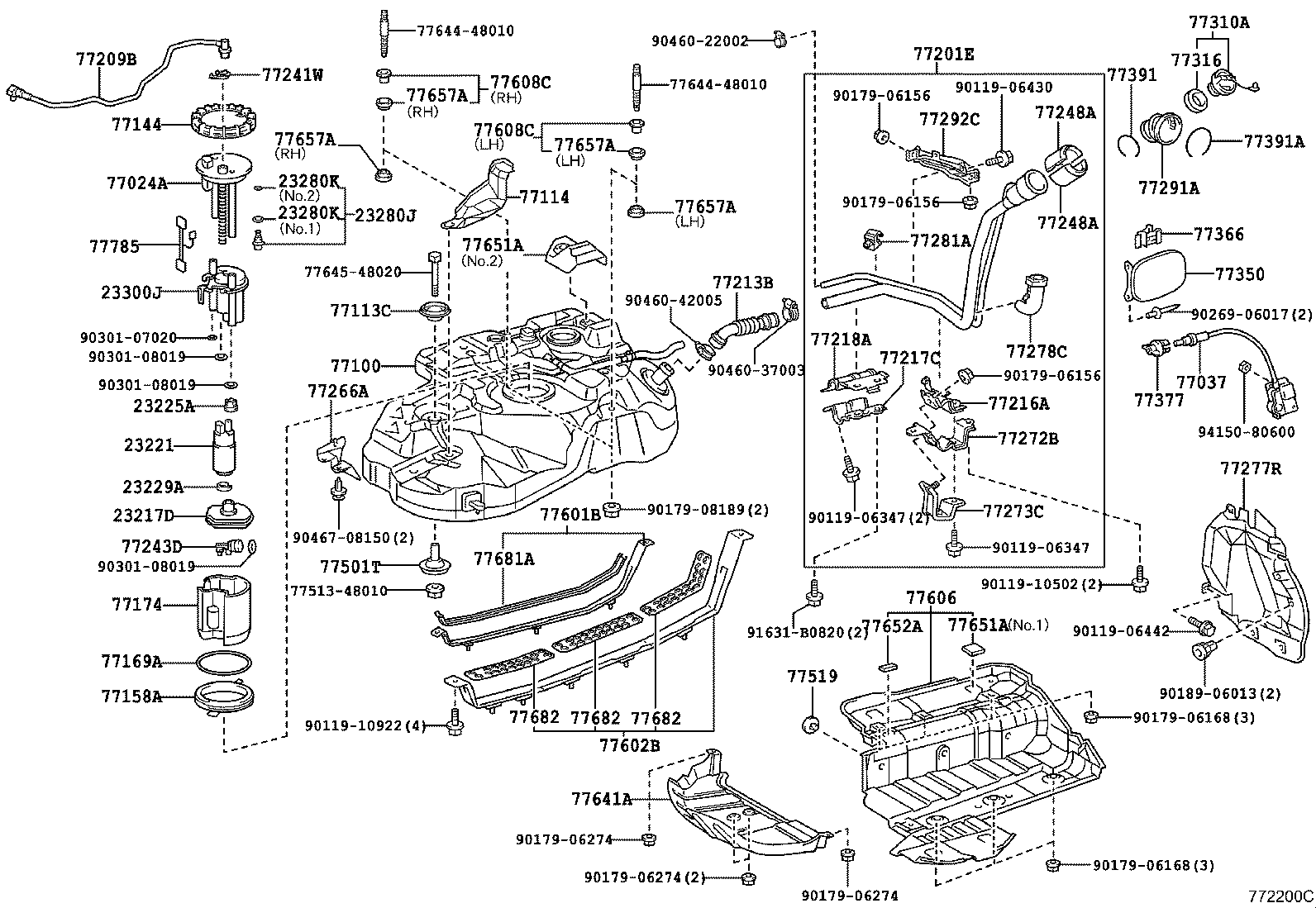  HARRIER |  FUEL TANK TUBE