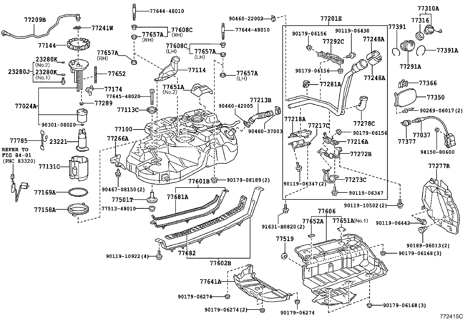  HARRIER |  FUEL TANK TUBE