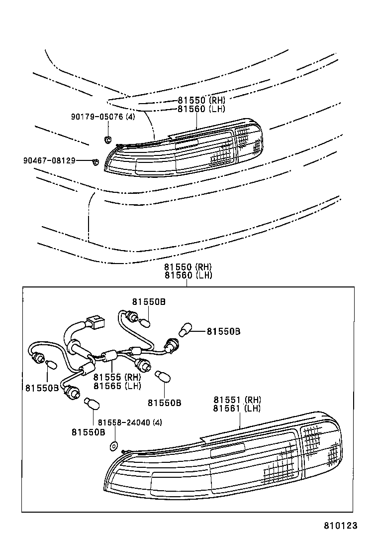  SOARER |  REAR COMBINATION LAMP