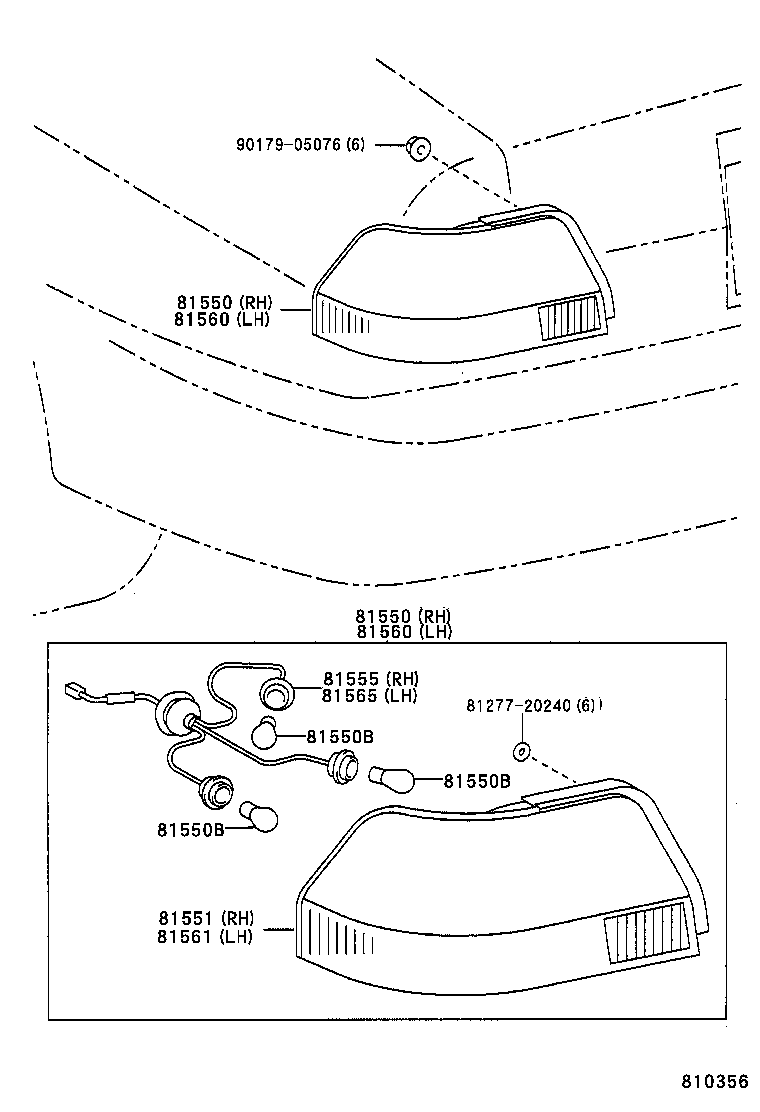  LEVIN TRUENO |  REAR COMBINATION LAMP