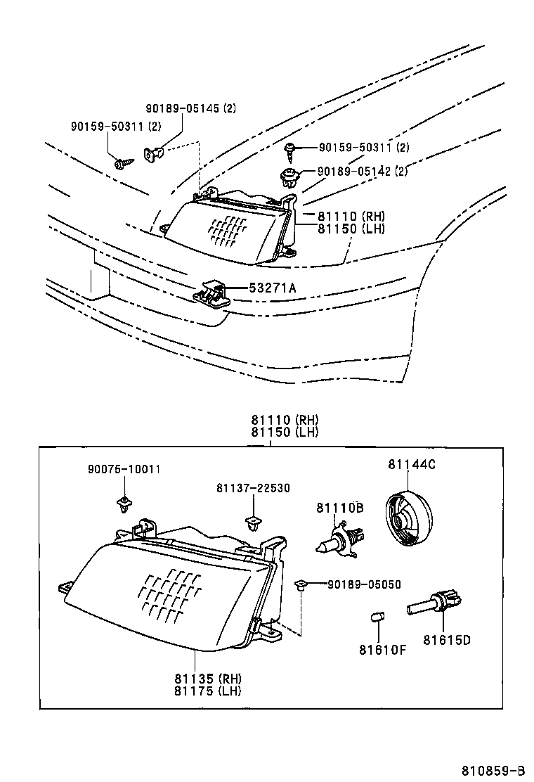  CALDINA |  HEADLAMP