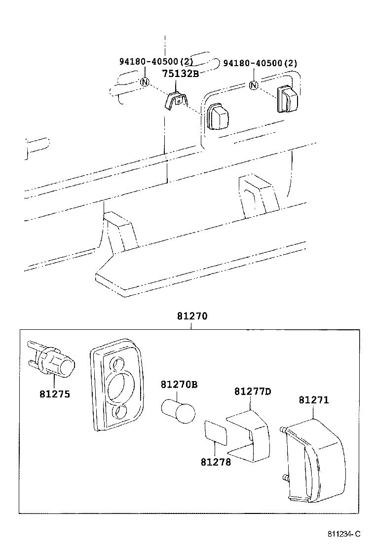  QUICK DELI URBAN SUP |  REAR LICENSE PLATE LAMP