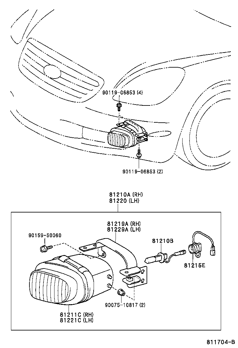  SOARER SC430 |  FOG LAMP