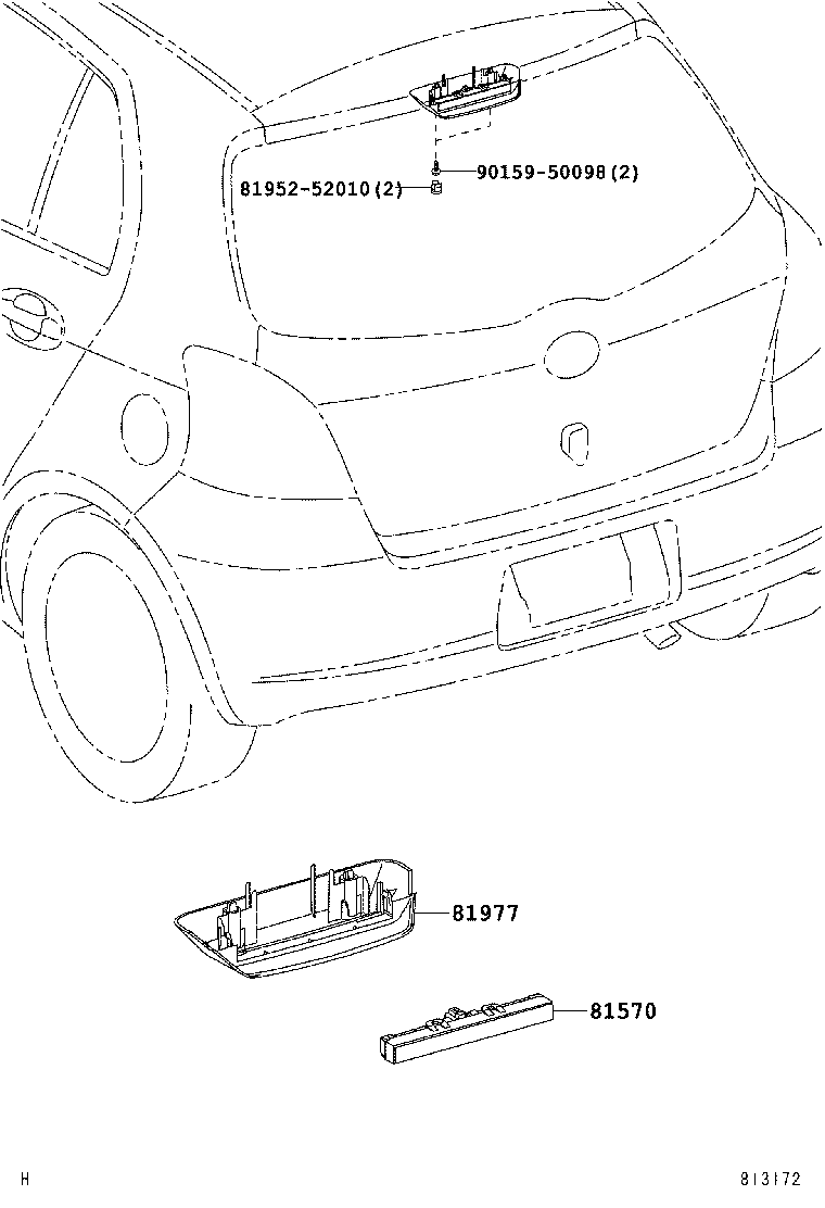  VITZ |  CENTER STOP LAMP