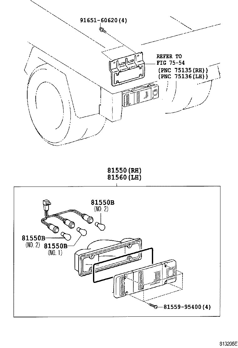  DYNA TOYOACE HV |  REAR COMBINATION LAMP