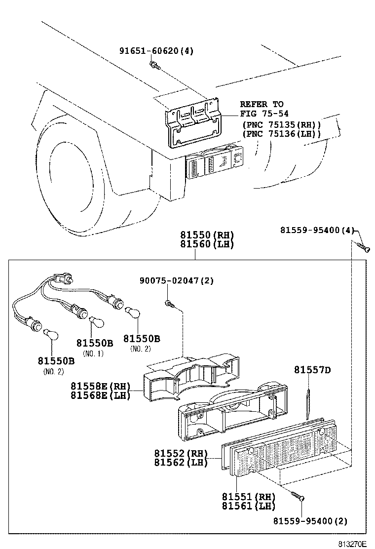 DYNA TOYOACE HV |  REAR COMBINATION LAMP