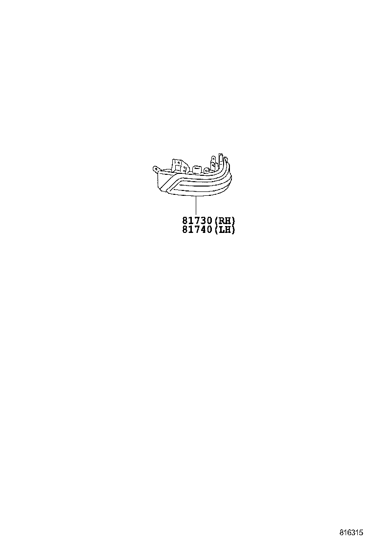  EQ EV |  SIDE TURN SIGNAL LAMP OUTER MIRROR LAMP