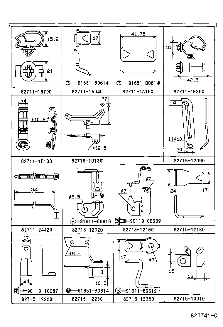  LEVIN TRUENO |  WIRING CLAMP
