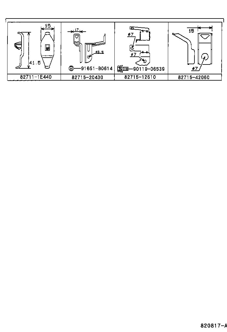 LEVIN TRUENO |  WIRING CLAMP