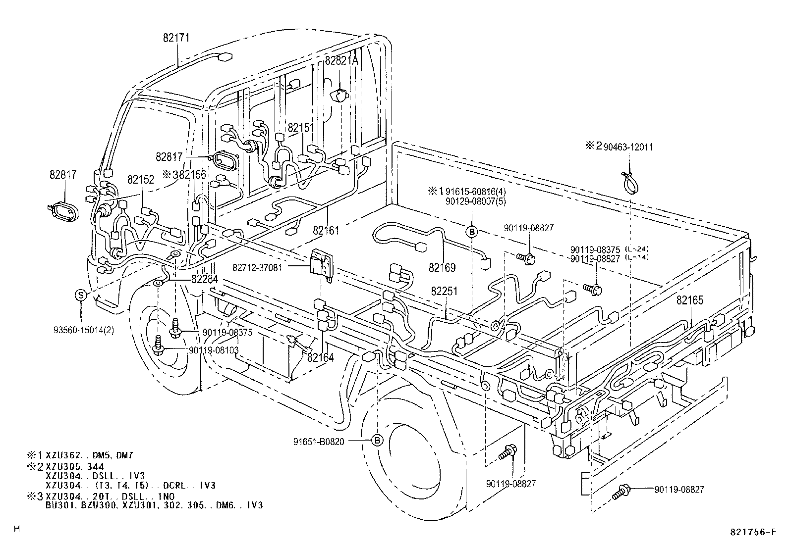  DYNA TOYOACE |  WIRING CLAMP