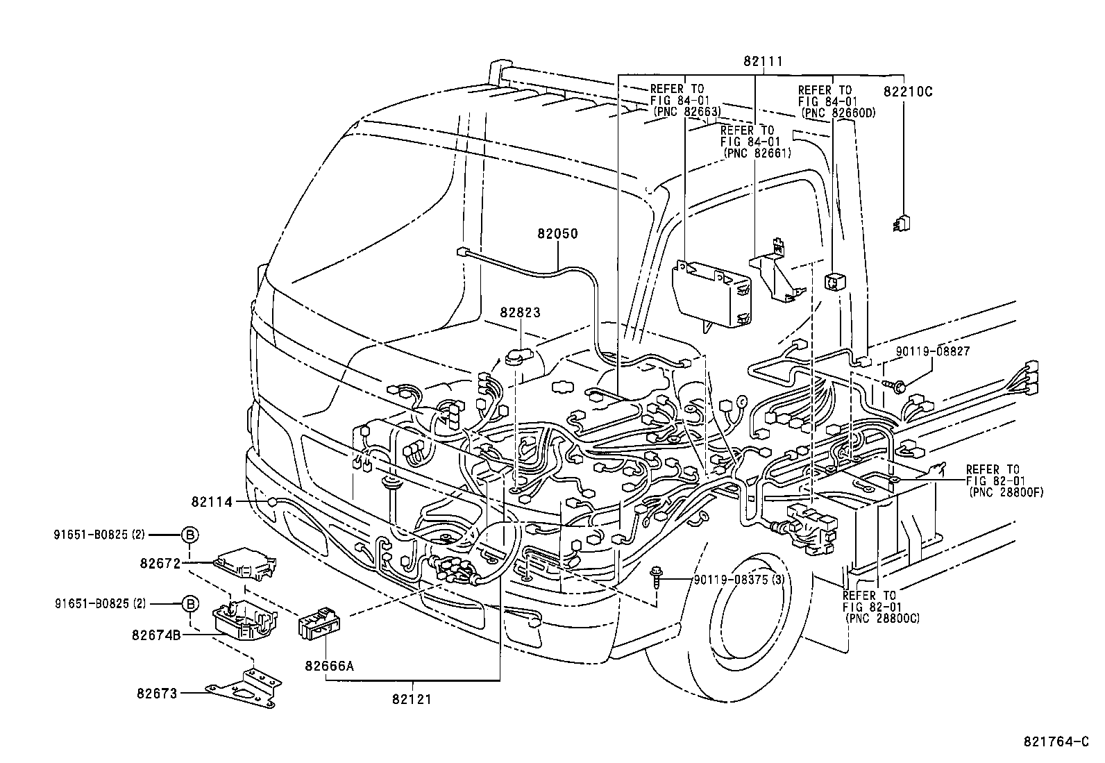  DYNA TOYOACE |  WIRING CLAMP