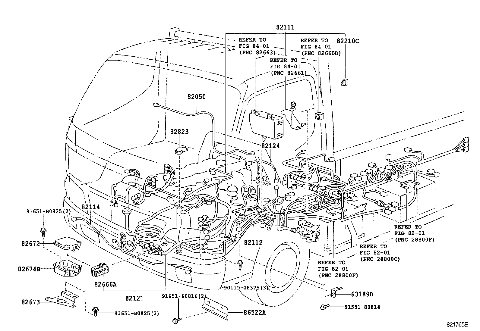  DYNA TOYOACE |  WIRING CLAMP