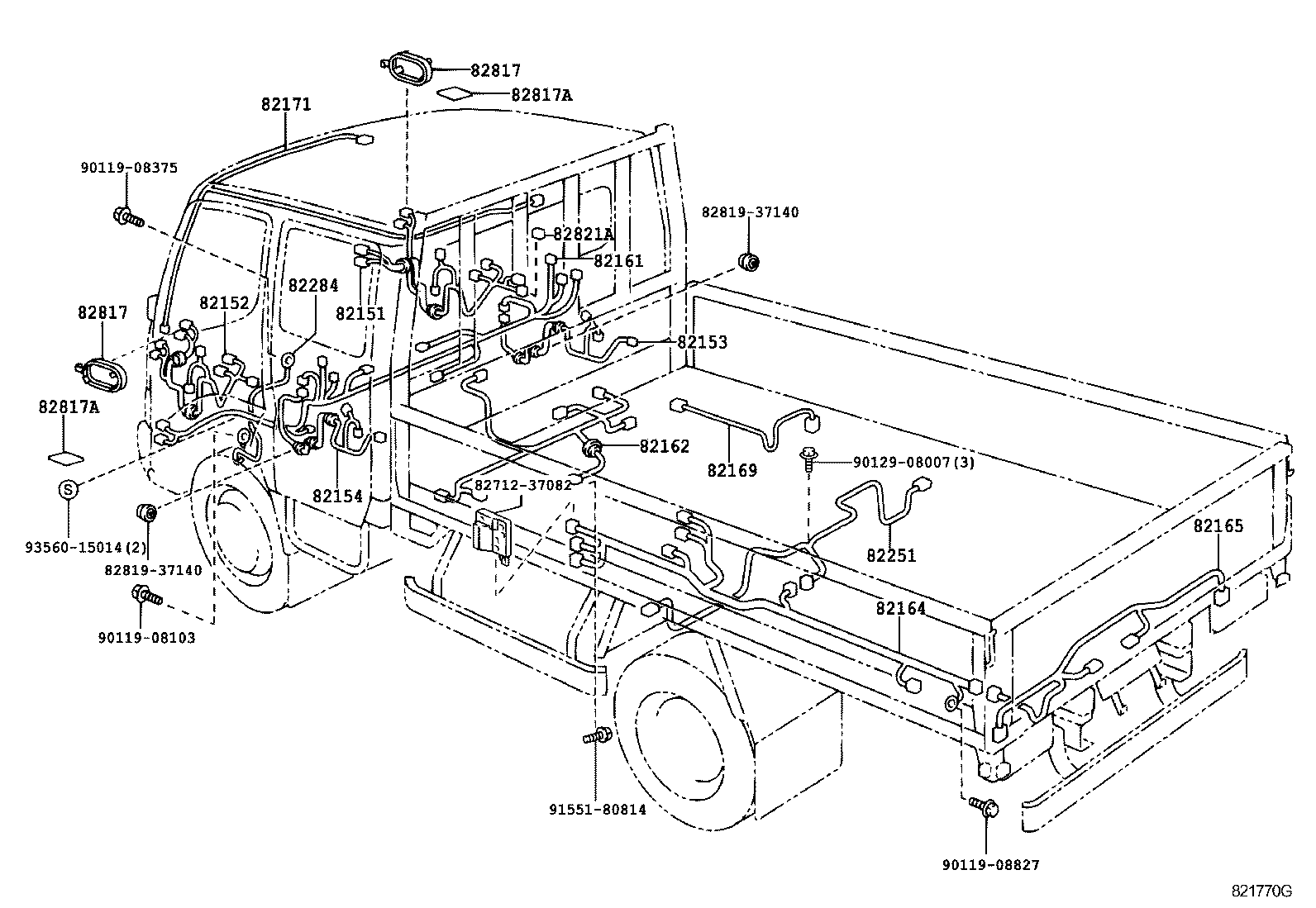  DYNA TOYOACE |  WIRING CLAMP