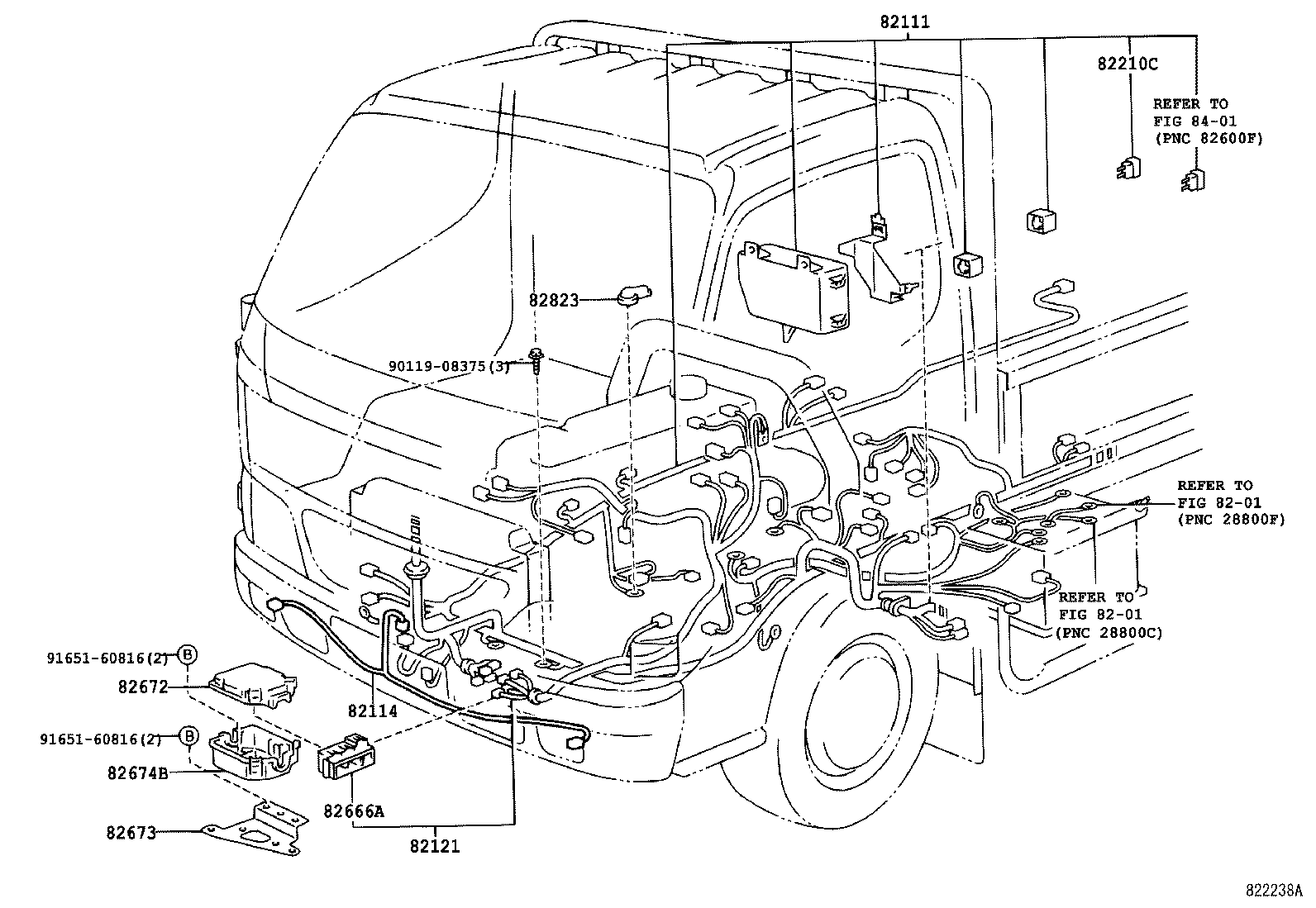  DYNA TOYOACE |  WIRING CLAMP