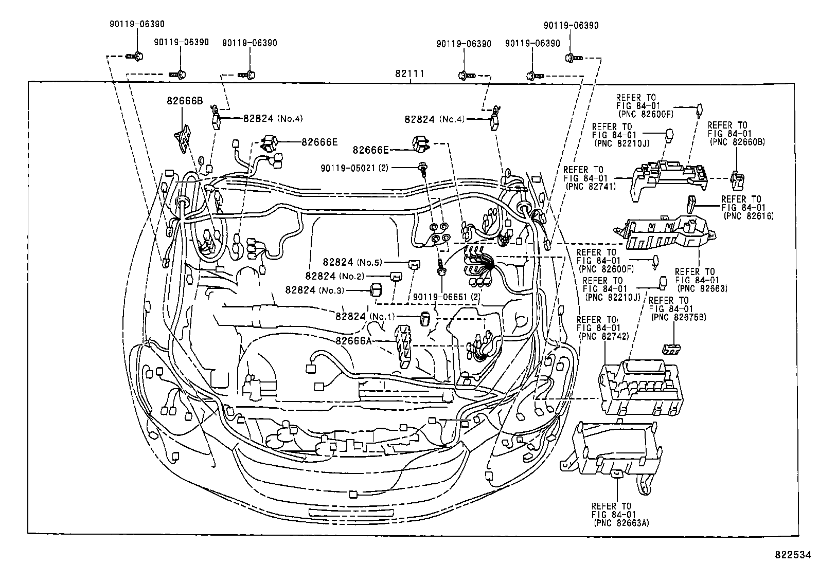  SOARER SC430 |  WIRING CLAMP