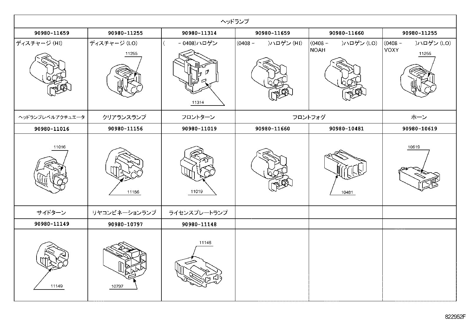  NOAH VOXY |  WIRING CLAMP