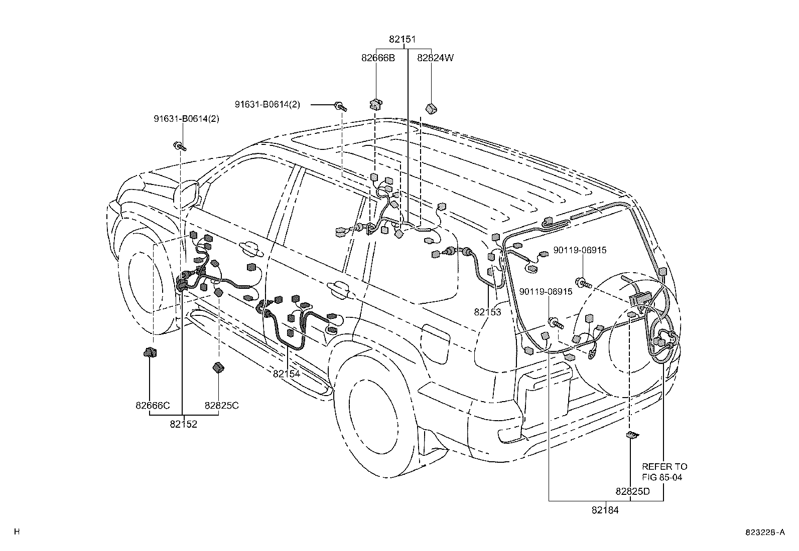  LAND CRUISER PRADO |  WIRING CLAMP