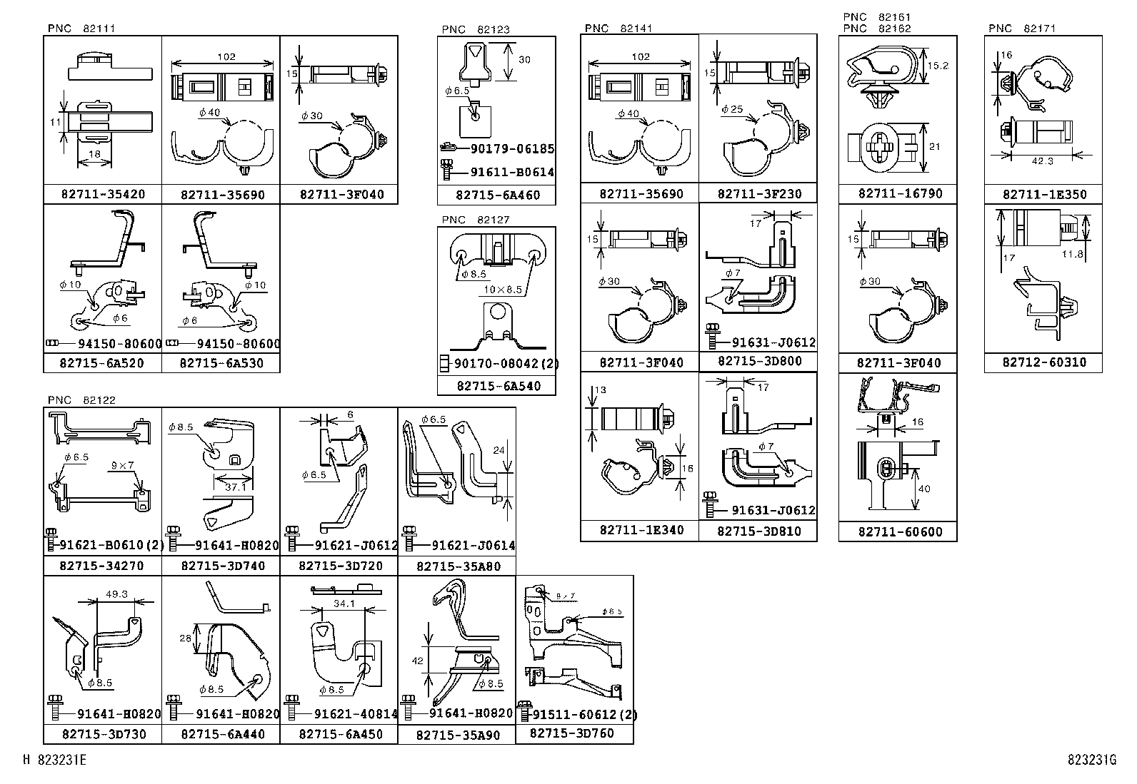  LAND CRUISER PRADO |  WIRING CLAMP
