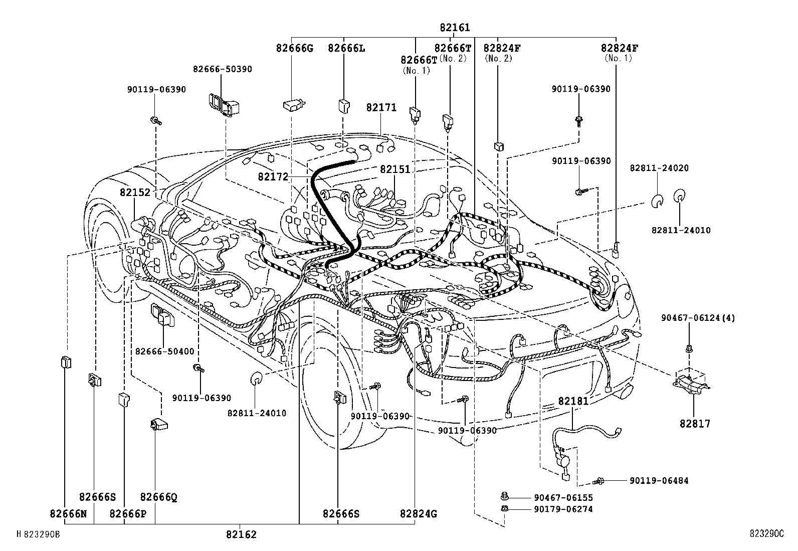  SOARER SC430 |  WIRING CLAMP