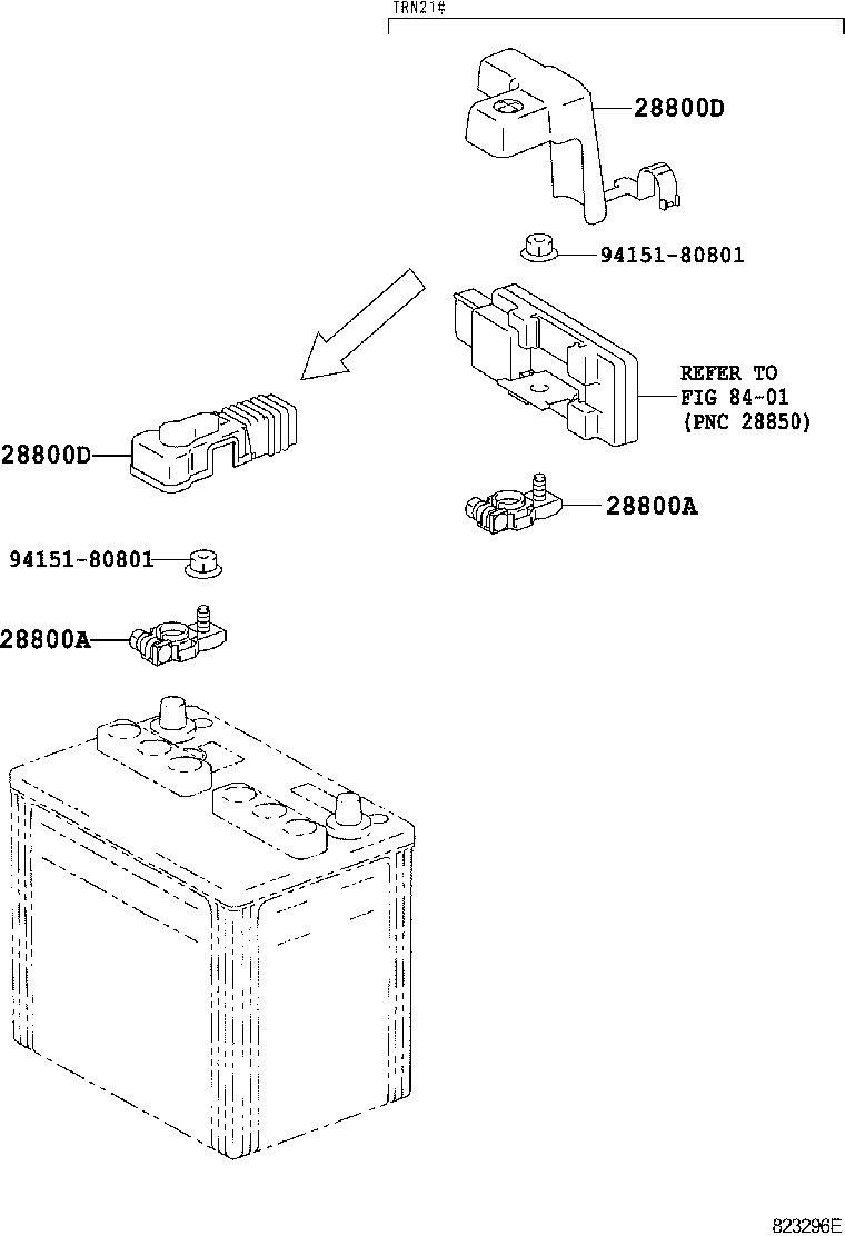  HILUX SURF |  BATTERY BATTERY CABLE