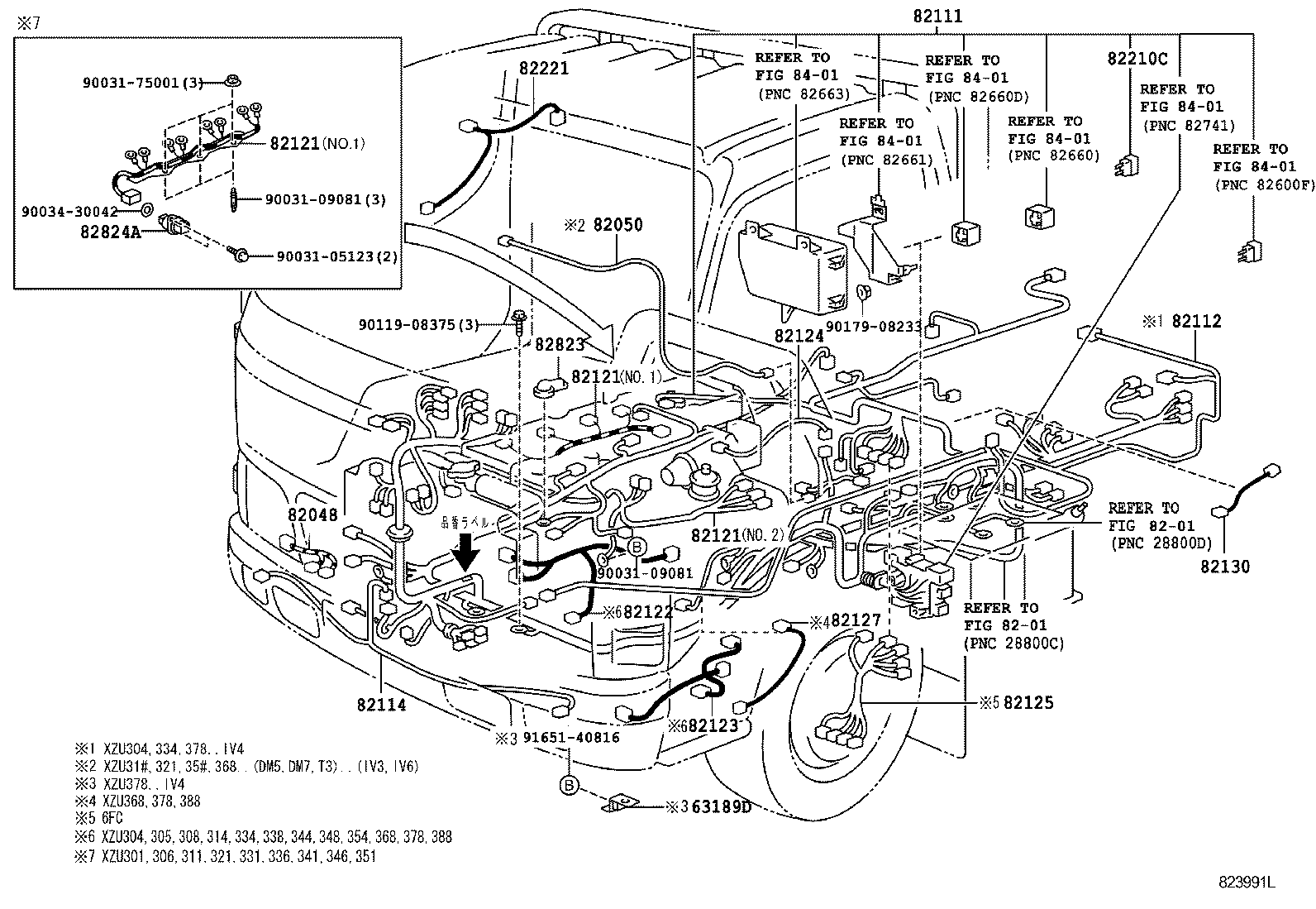  DYNA TOYOACE |  WIRING CLAMP