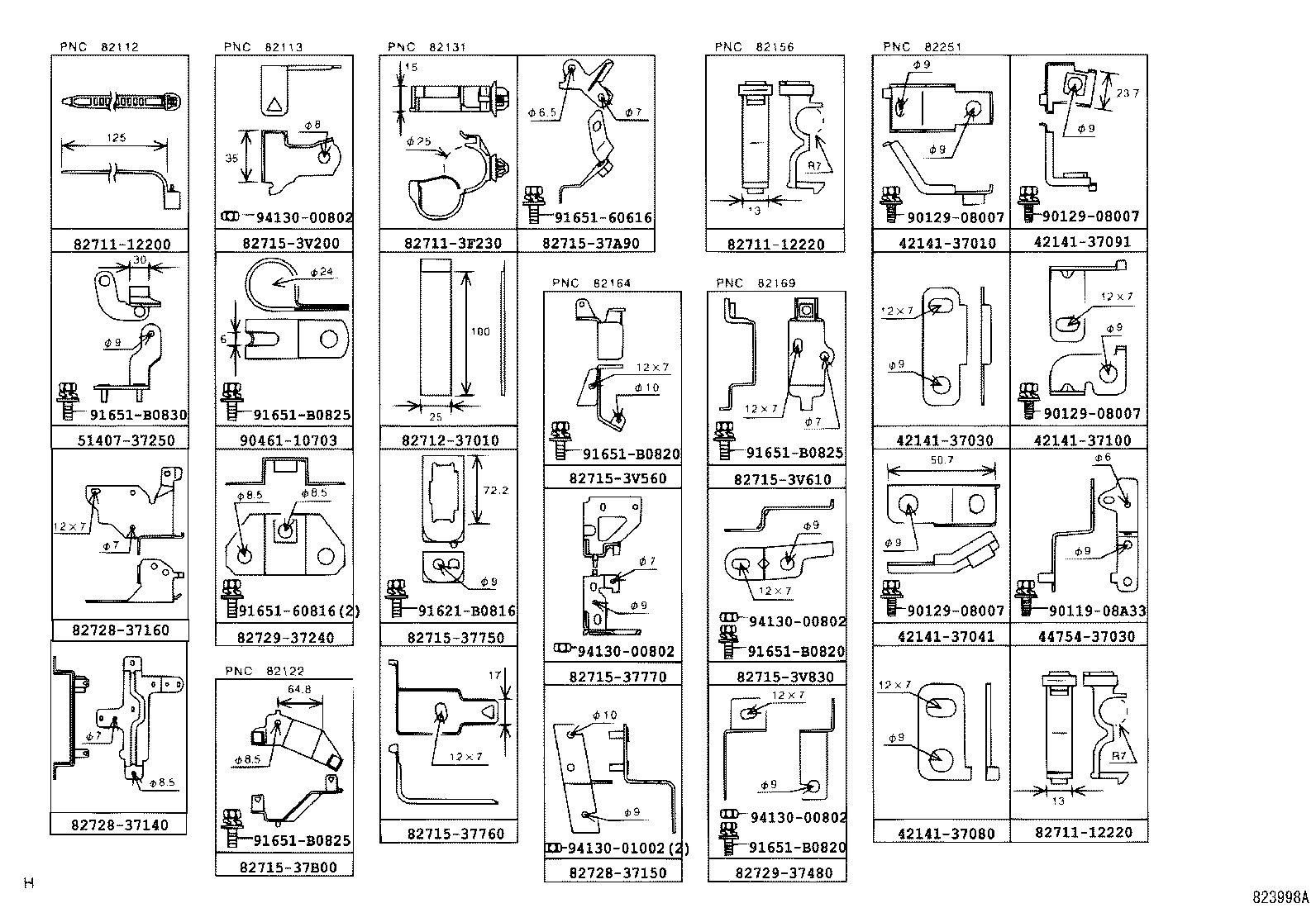  DYNA TOYOACE |  WIRING CLAMP
