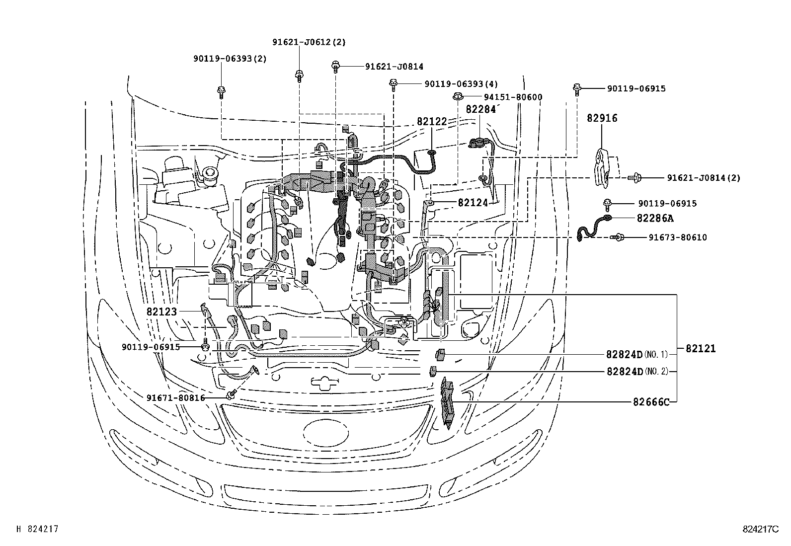  GS460 430 350 |  WIRING CLAMP