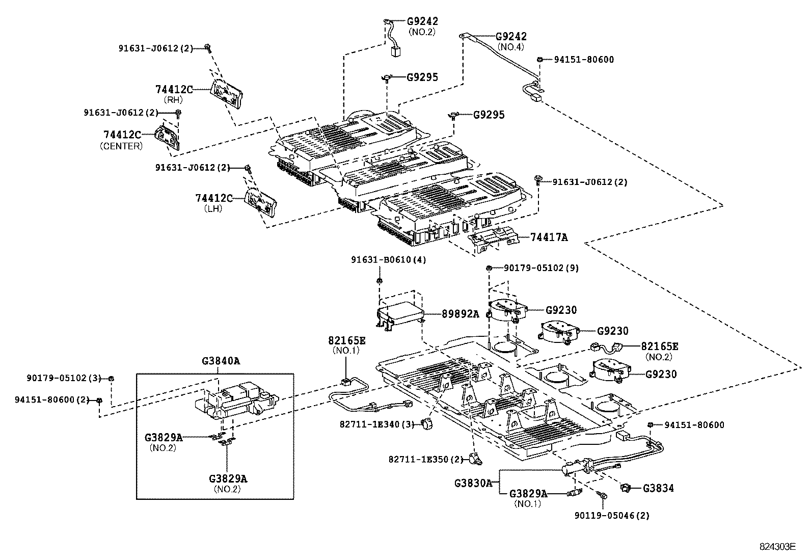  HARRIER HV |  BATTERY BATTERY CABLE