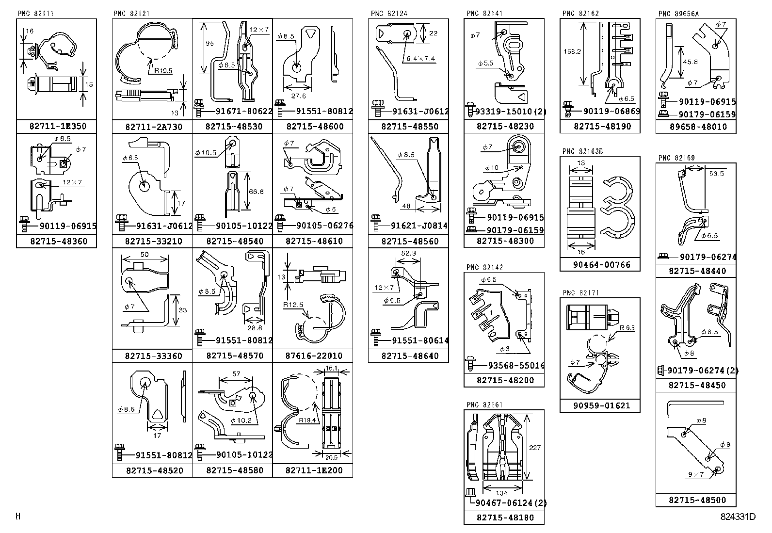  HARRIER HV |  WIRING CLAMP