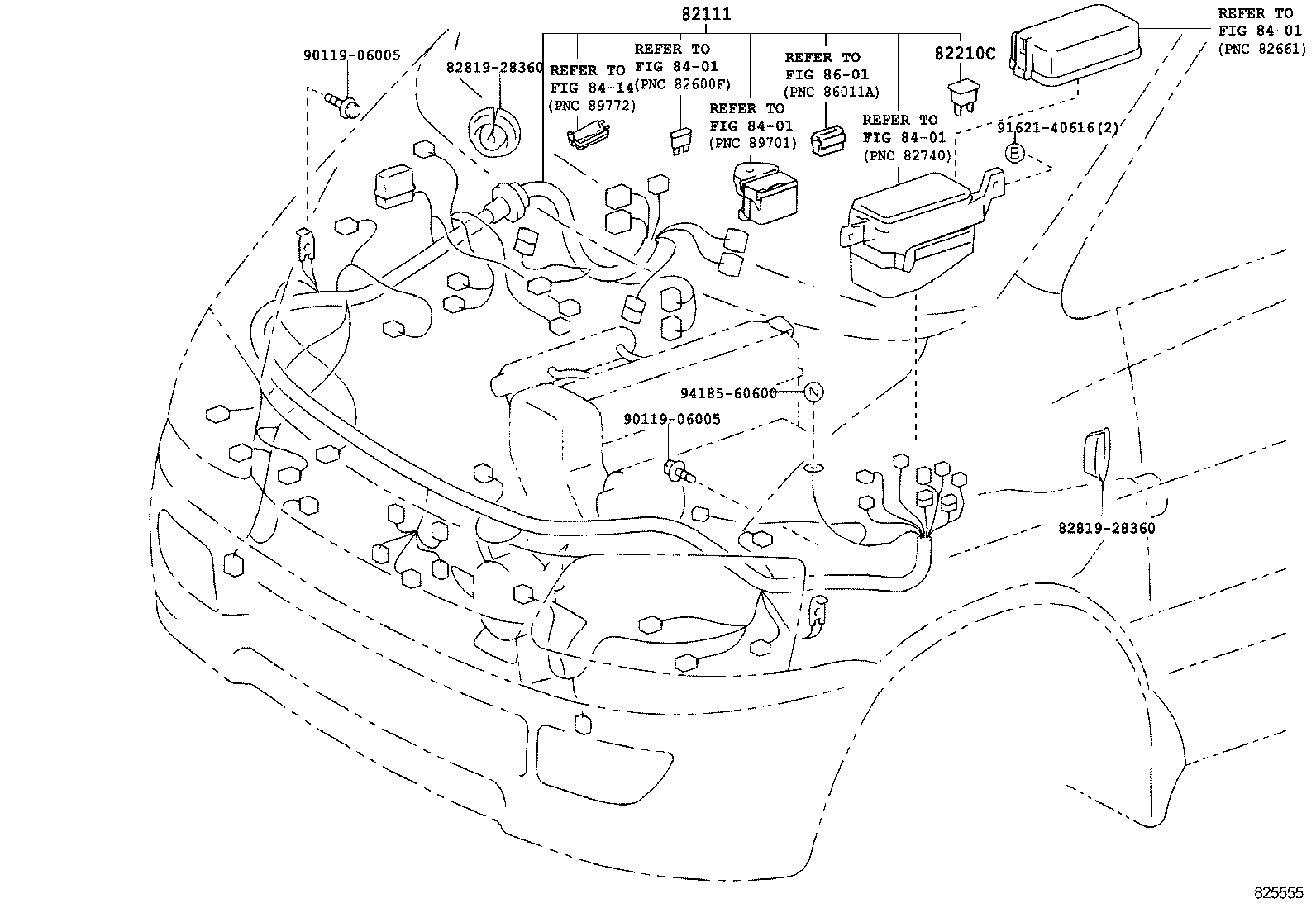  LITE TOWNACE NOAH V |  WIRING CLAMP