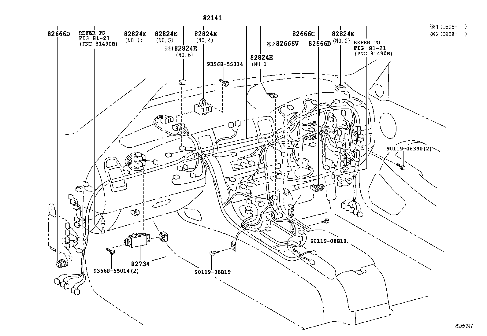  SOARER SC430 |  WIRING CLAMP