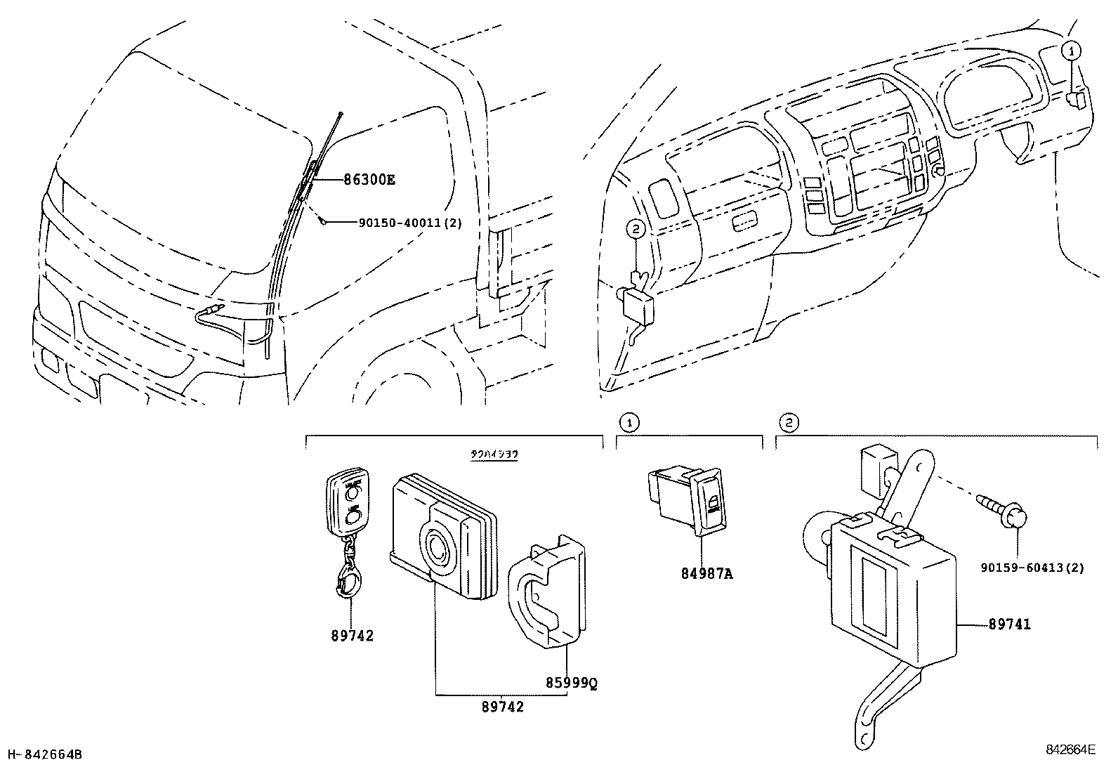  DYNA TOYOACE |  WIRELESS DOOR LOCK