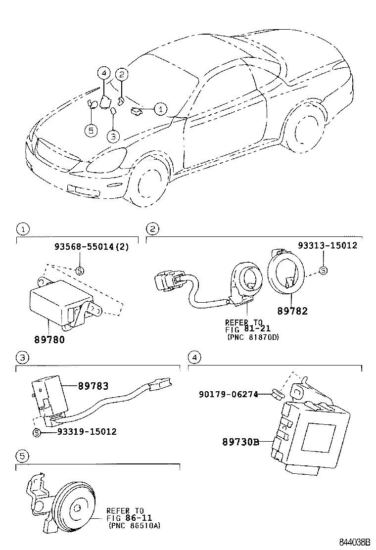  SOARER SC430 |  ANTI THEFT DEVICE
